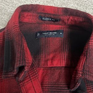 Lucky Brand Men's Long Sleeve Plaid Workwear Cloud Soft Flannel Shirt